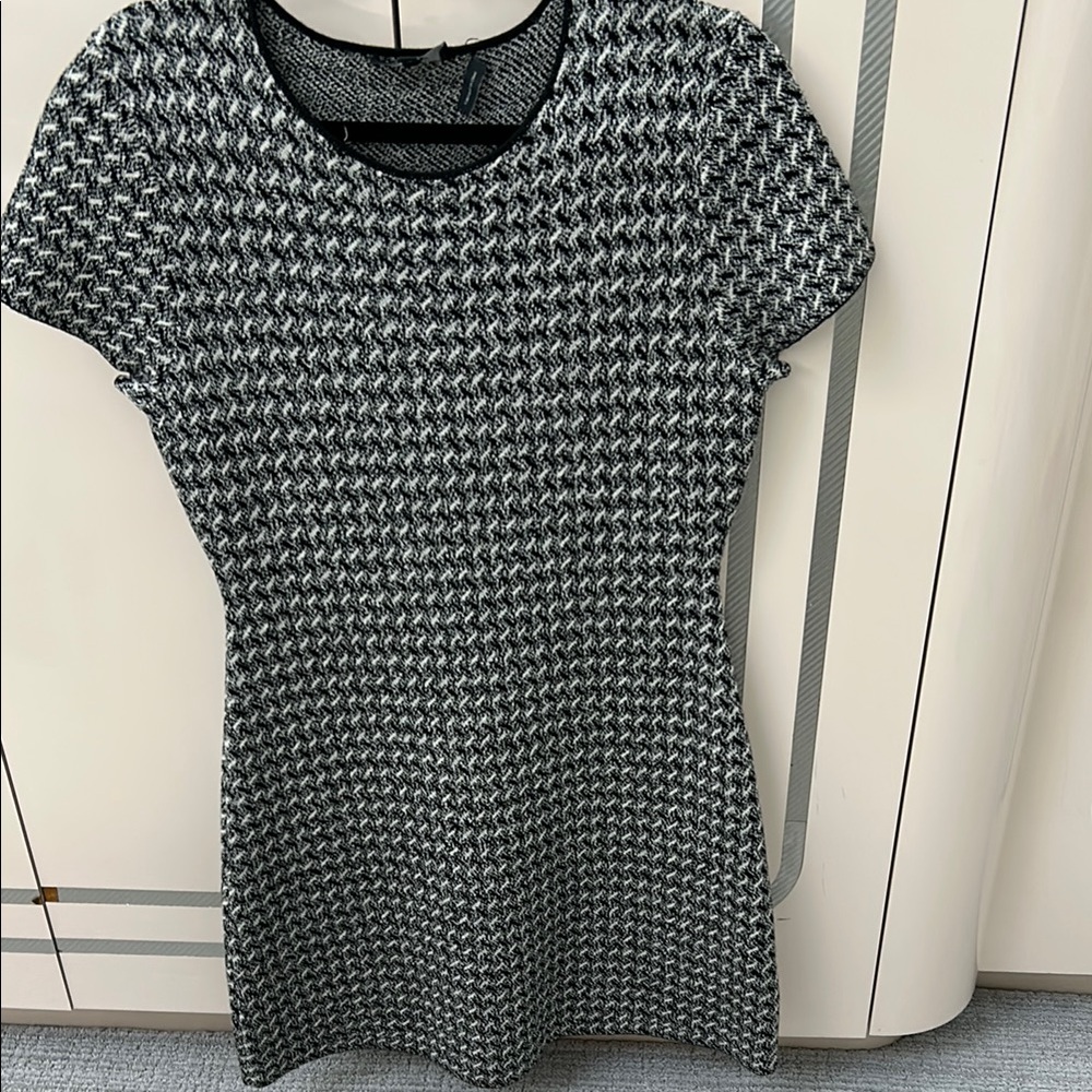 Stylish Black and White Women's Dress